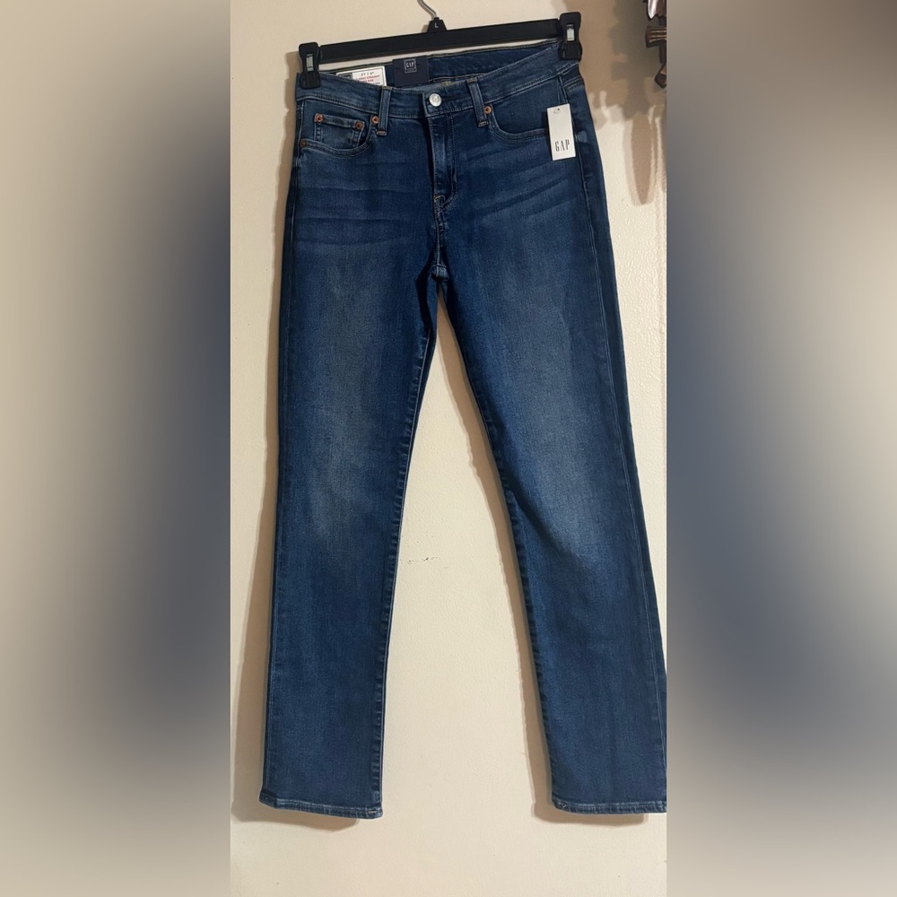 GAP Dark Blue Women's Straight Leg Jeans NWT
